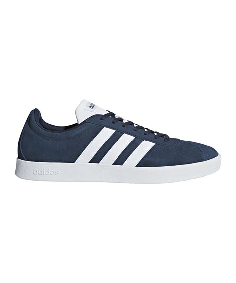 adidas freizeitschuh vl court 2.0 blau weiß|vl court 2.0 herren.